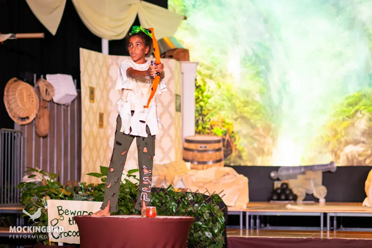 Students Performing in Play