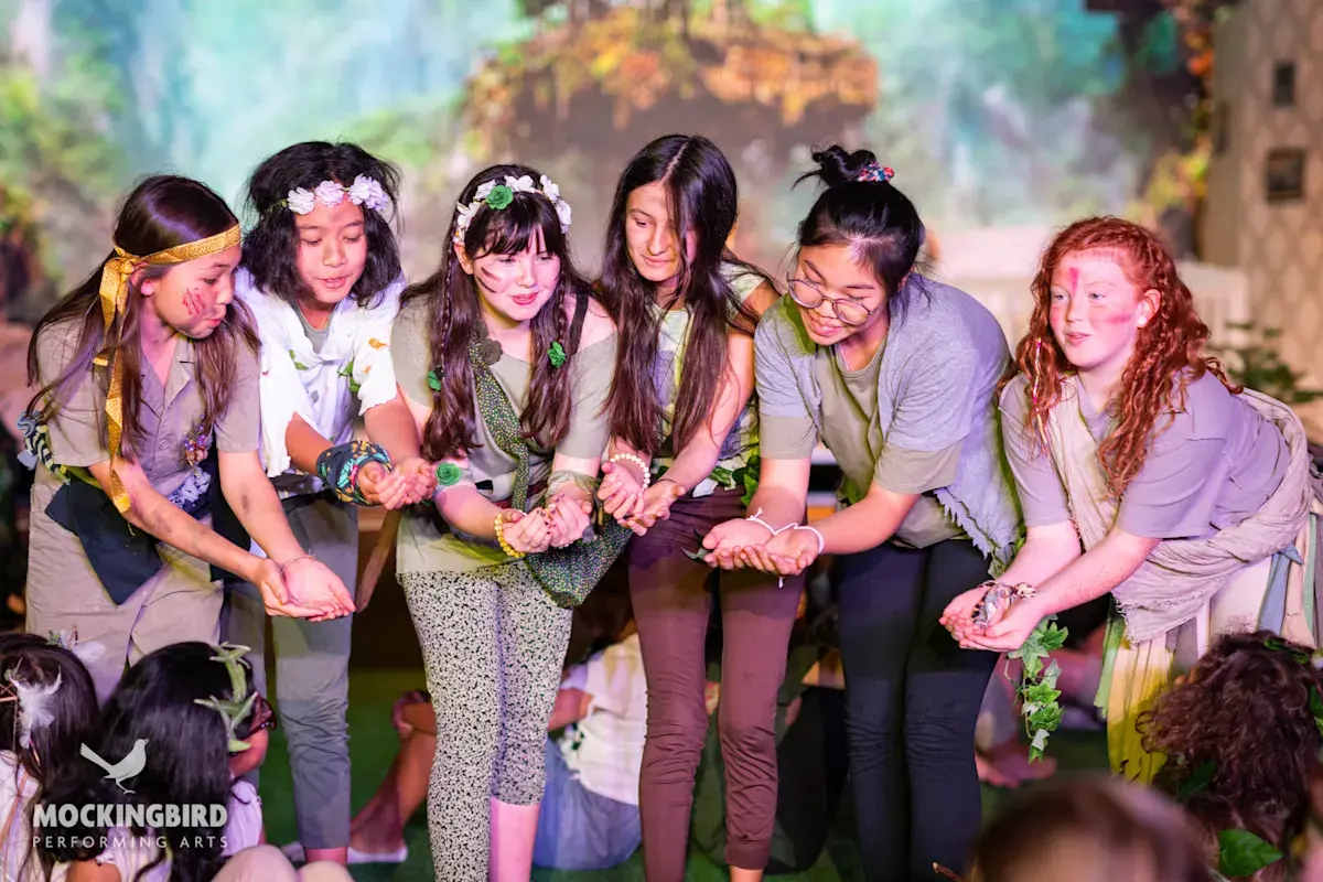 Students Performing in Play