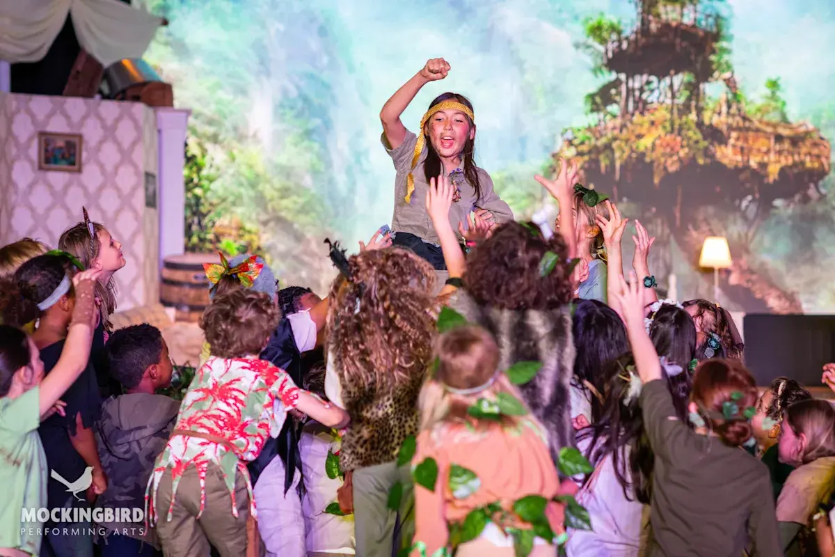 Students Performing in Play