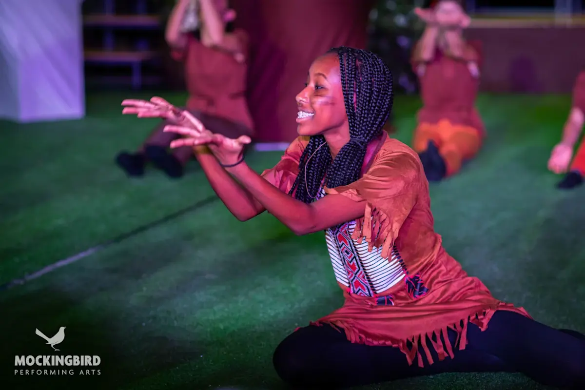 Students Performing in Play