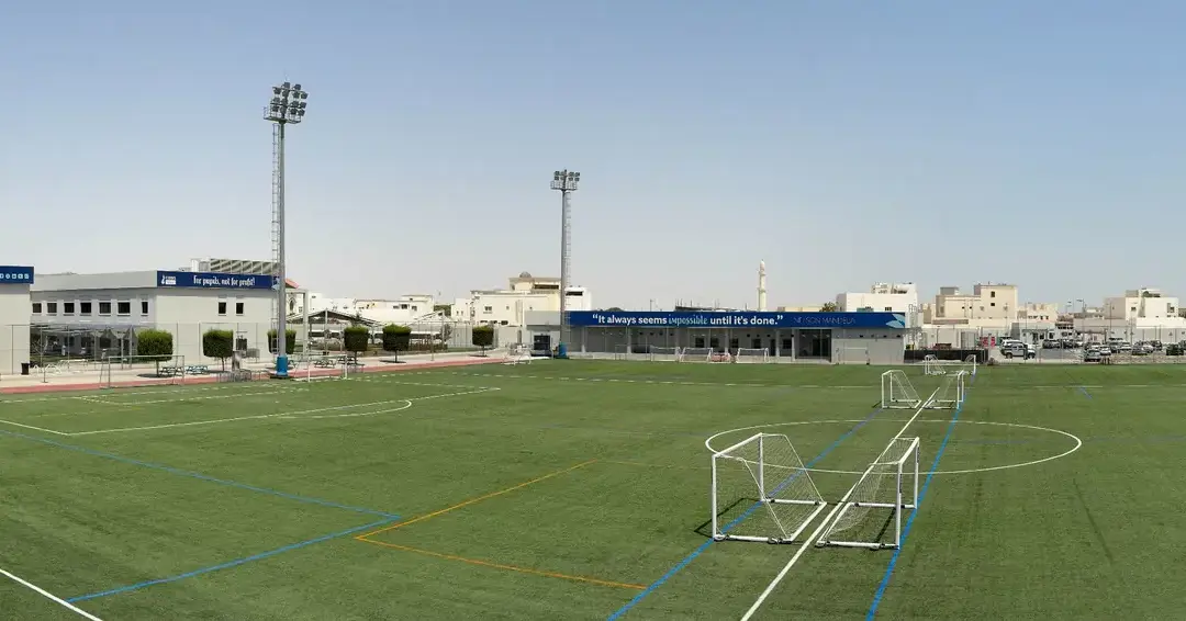 Doha College Campus Football Field Panoramic