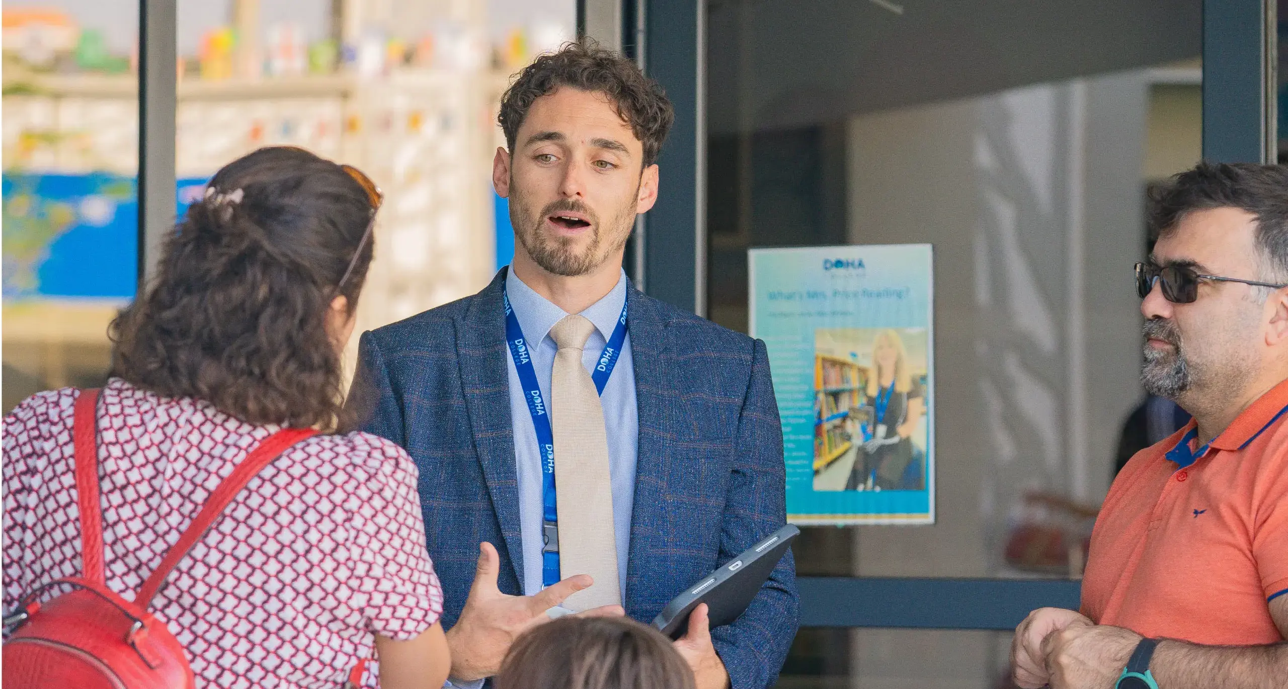 Teacher Discussing with Parents