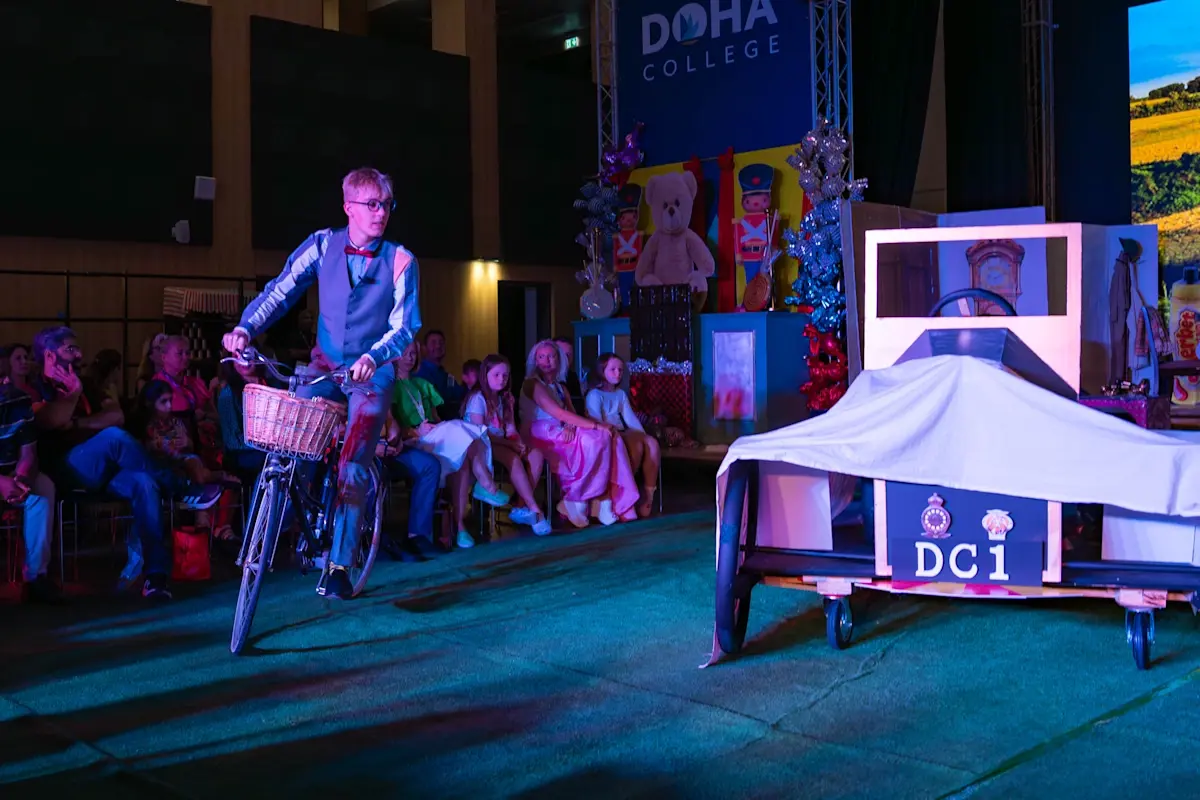 Students Performing in Play