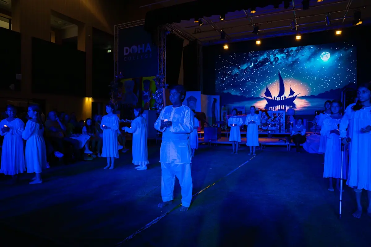 Students Performing in Play