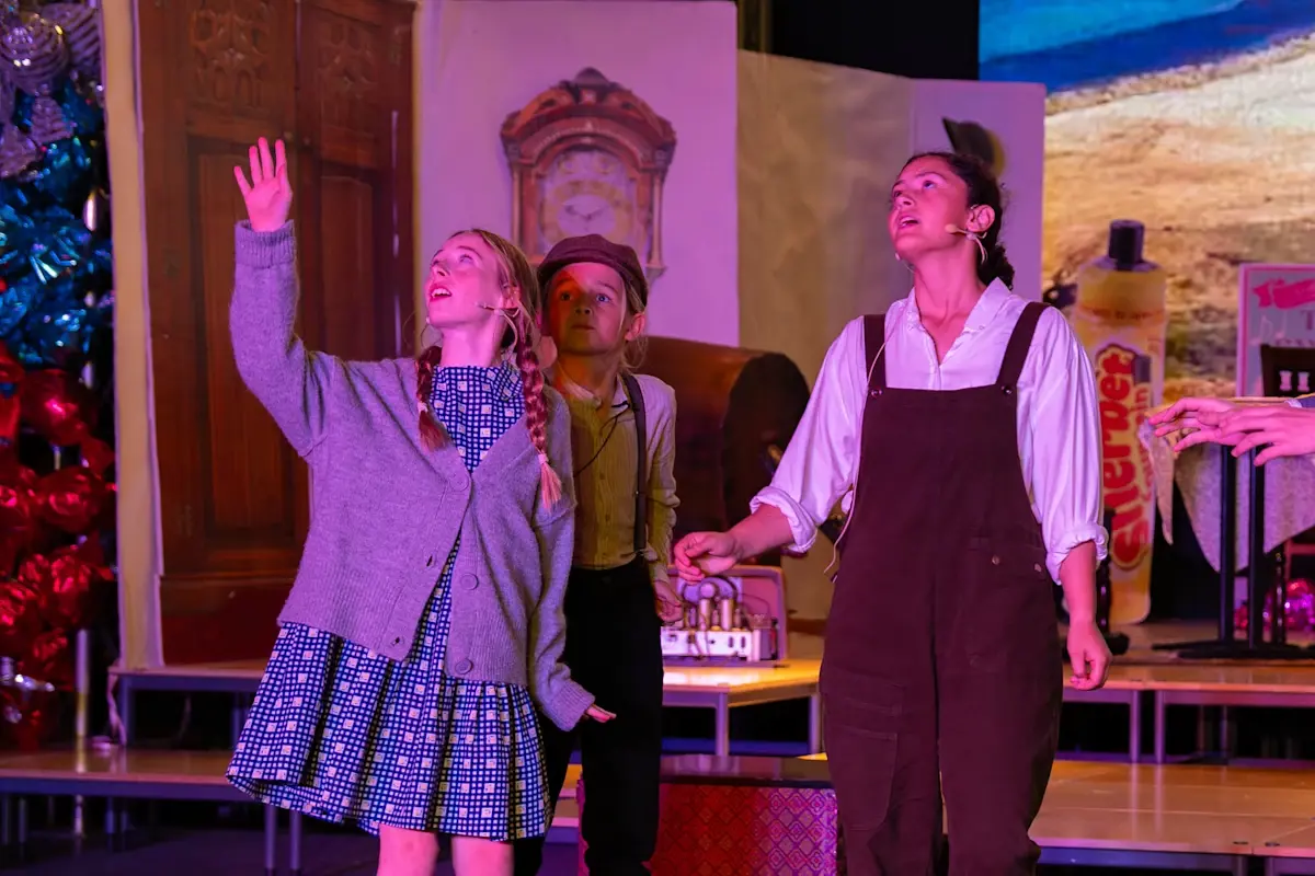 Students Performing in Play