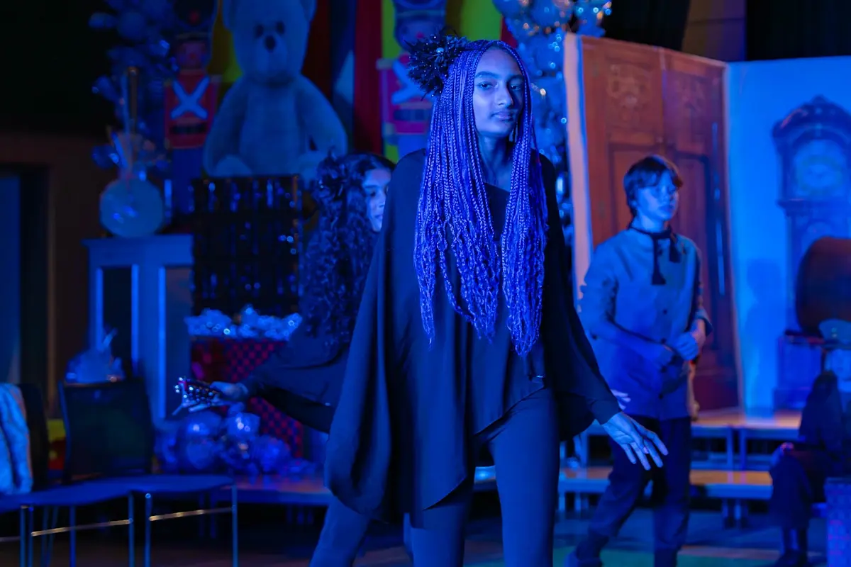Students Performing in Play