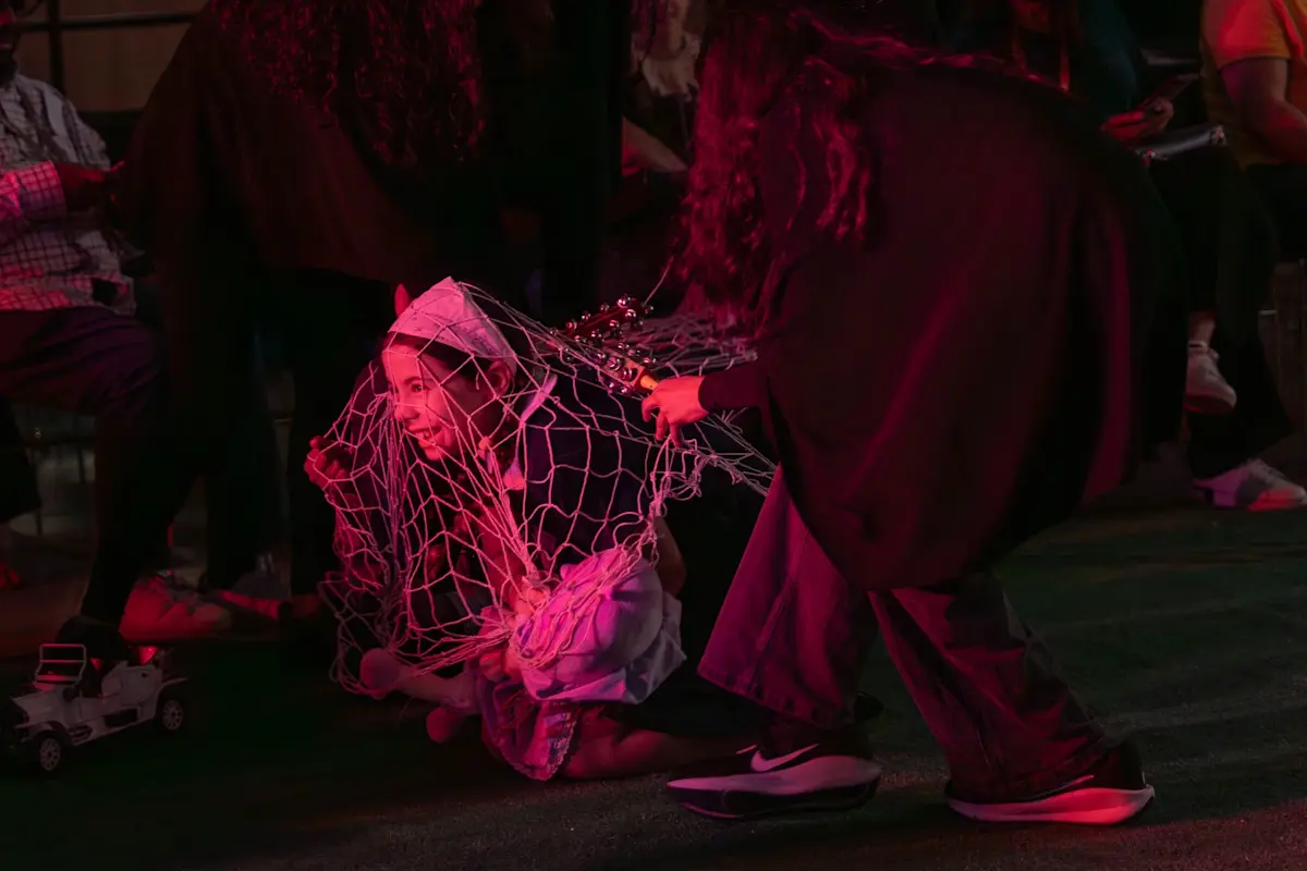 Students Performing in Play