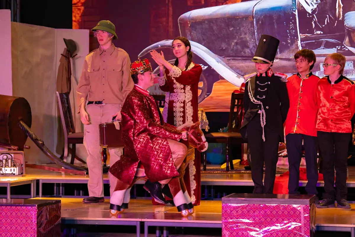 Students Performing in Play